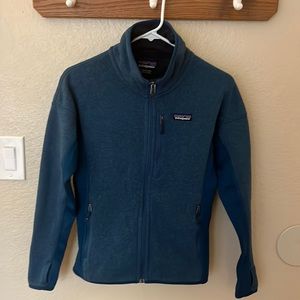 Women's Patagonia Better Sweater Fleece Jacket Small Blue